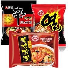 Nongshim And Ottogi Ramyun 6 Pack Special Combo 53 2pc Of Shin Ramyun Black 2pc Of Yeul Ramen And 2pc Of Spicy Seafood Noodle Total Japanese Food Nongshim Food