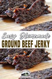 There's no need to marinate the beef! Ground Meat Jerky Recipes How To Make Ground Beef Jerky Low Carb Yum That Alone Saves Hours Since You Don T Have To Wait For The Marinade To Soak Into