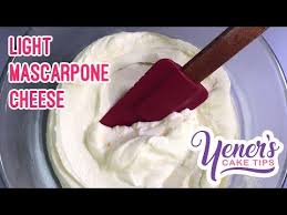 Light Mascarpone Cheese Tutorial Yeners Cake Tips With Serdar Yener From Yeners Way Youtube Mascarpone Mascarpone Cheese Buttercream Recipe