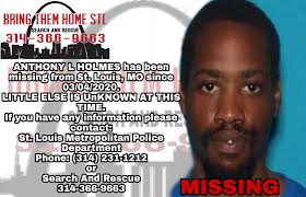 Missing Anthony Holmes has been found DEAD. We send our love and condolence  to the family