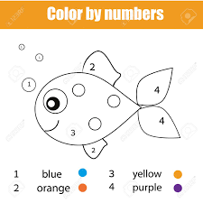This packet is print & … Coloring Page With Fish Character Color By Numbers Educational Children Game Drawing Kids Activity Printable Sheet Royalty Free Cliparts Vectors And Stock Illustration Image 74101035