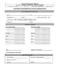 Student is also responsible for the financial responsibility and the federal title iv notification on back of this form. Faculty Of Business And Finance Fbf
