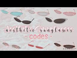 Aesthetic hats, hair and face accessory code for bloxburg and more part 2(iirees)iirees. Aesthetic Codes For Sunglasses Roblox Bloxburg Youtube
