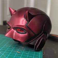Wearable Daredevil Cowl Helmet Cosplay 3D Print DIY - Etsy Norway