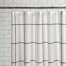 Grid Black Shower Curtain Black Shower Curtains Black Shower Shower Curtain