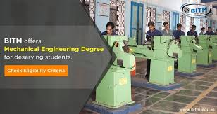 Bitm Offers Mechanical Engineering Degree For Deserving Students The Eligibility Crit Engineering Degrees Mechanical Engineering Degree Mechanical Engineering