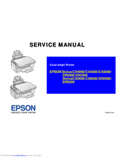 Télécharger pilote epson stylus dx4450 gratuit. Epson Stylus Dx6050 Manuals Manualslib