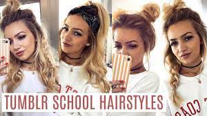Cute braided hairstyles tumblr easy braided hairstyles. Easy Tumblr School Hairstyles 2017 Youtube