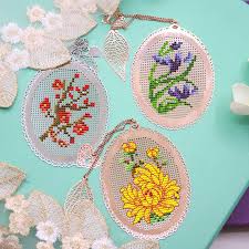 The magic of christmas counted cross stitch pattern. Plum Orchid Bamboo And Chrysanthemum Craft Stich Cross Stitch Bookmark Needlework Embroidery Crafts Counted Cross Stitching Package Aliexpress