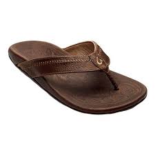 Mens Olukai Hiapo Flip Flop Size 13 M Teakteak