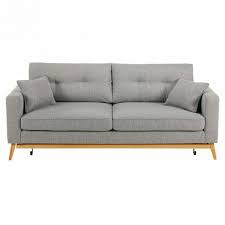 Scandinavian 3 Seater Light Grey Fabric Sofa Bed Brooke Grey Fabric Sofa Fabric Sofa Bed Fabric Sofa