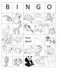 Animal Printable Bingo Cards For Kids Printable Animal Bingo Card 2 Black And White Coloring Sheet Birthday Party Bingo Printable Kids Bingo Games For Kids Bingo Cards