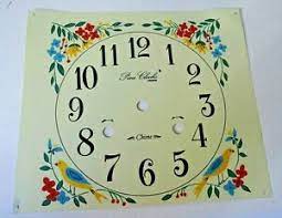 Antike wanduhren große wanduhren wanduhren modern wanduhren wohnzimmer wanduhr 24,5 cm erhält durch den rahmen aus eisen in hellgrau sowie das ziffernblatt aus papier in große xxl wanduhren für dein wohnzimmer. Zifferblatter Fur Wanduhren Gunstig Kaufen Ebay