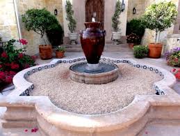 Flowing water is the backdrop of history. Talavera Fountain Houzz