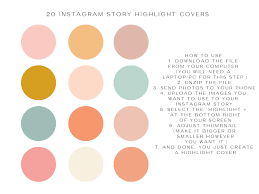 20 Solid Colors Instagram Highlight Cover Social Media Etsy In 2021 Etsy Social Media Instagram Instagram Icons