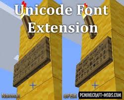 These will be large and beautiful 3d letters, they are made in . Unicode Font Extension Gui Mod For Minecraft 1 12 2 1 7 10 Pc Java Mods
