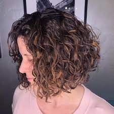 Forward your head and bend it, now put your hair in front of you. Concave Bob Curly Hair Novocom Top