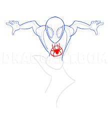 Use miles morales spiderman mask and thousands of other assets to build an immersive game or experience. How To Draw Miles Morales From Spider Man Into The Spider Verse Step By Step Drawing Guide By Dawn Dragoart Com