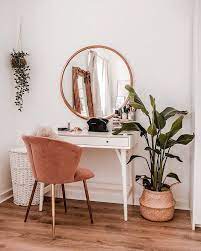 West Elm Uk Westelmuk Posted On Instagram The Cutest Vanity Corner Featuring Our Mid Century Mi Dressing Room Decor Aesthetic Room Decor Home Decor