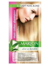 Marion Hair Color Shampoo 51 Light Pearl Blonde tónovací šampon světle  perleťová blond 40 ml