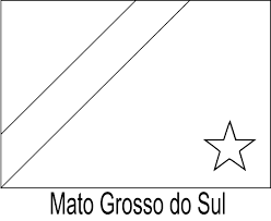 Os mapas de rotas são usados para facilitar a localização de um endereço, bairro ou cidades. Desenho Da Bandeira Do Mato Grosso Do Sul Para Colorir