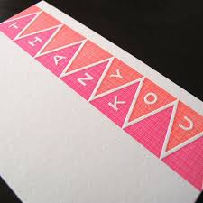 Create your own unique card layout. 30 Modern Thank You Cards Letterpress Cards Thank You Card Design Thank You Cards