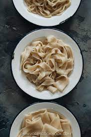 Substitute pasta cooking water for the chicken broth. Easy Hand Pulled Noodles Omnivore S Cookbook