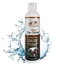 All dogs need regular grooming that includes cleaning the visible part inside the ears to prevent infections. Buy Dog Ear Cleaning Solution A Gentle No Sting Natural Cleaner Compliments The Treatment Of Infections Caused By Ear Mites And Yeast Pet Plicity Dog Ear Cleanser For Dogs Eases