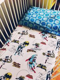 Cocalo superhero pals 4 piece crib bedding set. 70s Super Heroes Baby Boy Fitted Crib Sheet By Thehappyapple 15 00 Baby Superhero Nerdy Baby Superhero Nursery
