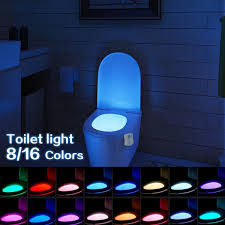 Uv Sterilizer Toilet Night Light 8 16 Colors Changing Motion Activated Led Toilet Seat Light With Aromatherapy For Any Toilet Wish