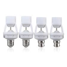E27 B22 To E14 E27 Pir Motion Sensor Socket Light Bulb Adapter Lamp Holder Ac110 240v Alexnld Com