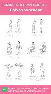 Calves Workout Calf Exercises Gym Workout Plan For Women Workout Labs