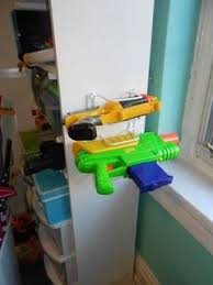 You can, of course, make the wall whatever size works for you, but this is what jason did. Pin On Store Your Nerf Guns