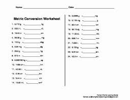 English To Metric Conversion Worksheet Beautiful Metric Conversion Worksheet By Family 2 Family Learning In 2020 Metric Conversions Worksheets Family Learning