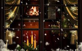 19,206 christmas cozy stock video clips in 4k and hd for creative projects. Download Wallpaper 2560x1600 Window Fireplace Candles Christmas Tree Cozy Christmas Widescreen 16 10 Hd Background
