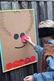 ¿buscas juegos para niños que puedas proponer a tu hijo? Ponerle La Nariz Al Reno Juego Juegos De Navidad Juegos De Fiesta De Navidad Juegos Para Cumpleanos