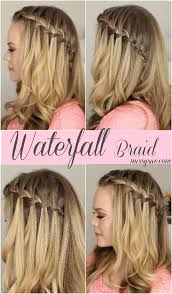 All new waterfall hairstyle braids are here. How To Do A Waterfall Braid