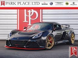 Rare 2015 Lotus Exige Cup Lf1 Finished In A Limited Edition Black Gold Red Paint Scheme With Black Gold Interior Powered By A 3 5l Lotus Exige Lotus Car Lotus
