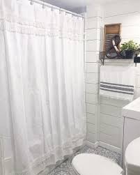 Organic cotton waffle white shower curtain. Macrame Fringe Shower Curtain Cream Threshold Cream Curtains White Shower Curtain Cream Shower Curtains