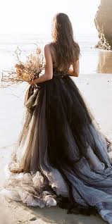 18 Bridal Ideas By Colour Black And White Wedding Dresses Wedding Dresses Guide Black Wedding Gowns Colored Wedding Dresses Wedding Dress Trends