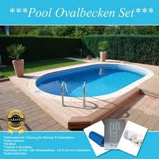 Pool Ovalbecken Set Frei Konfigurierbar Pool Schwimmbecken Poolfolie