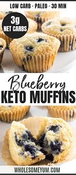 Keto Low Carb Paleo Blueberry Muffins Recipe With Almond Flour Ultra Moist Almond Flour Muffin Recipes Blueberry Paleo Blueberry Muffins Almond Flour Recipes
