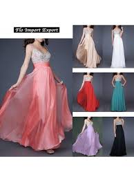 Vestiti da cerimonia per un matrimonio, battesimo, laurea o per qualsiasi altra occasione. Vestito Lungo Chiffon Cerimonia Donna Nce003