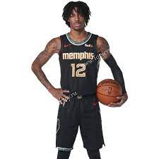 2021 City Edition Memphis Grizzlies Black 12 Nba Jersey 311 Memphis Grizzlies