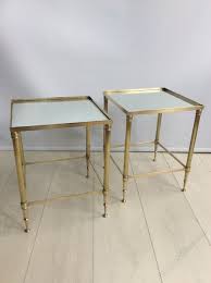 Get great deals on brass end tables. Antiques Atlas Pair Of Brass And Mirrored Glass Side Tables