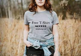 Download Female T Shirt Mockup Free Psd 2021 Daily Mockup