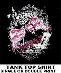 Details About Country Western Music Rocks The World Cowboy Cowgirl Hat Boots Tank Top Shirt