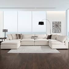 Jerome S Furniture Offers The The Reserve Sectional Tan At The Best Prices Possible With Same Modern Sofa Living Room Living Room Sofa White Sofa Living Room