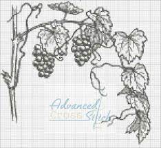 We have over 17,000 cross stitch patterns available from today's most popular designers and artists! Grapevines Cross Stitch Chart Advanced Cross Stitch Patterns