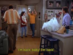 seinfeld #seinfeldmemes #seinfeldquotes #george #georgecostanza  #jasonalexander #im #back #imback #baby #imbackbaby #seinfeldwithoutcontext